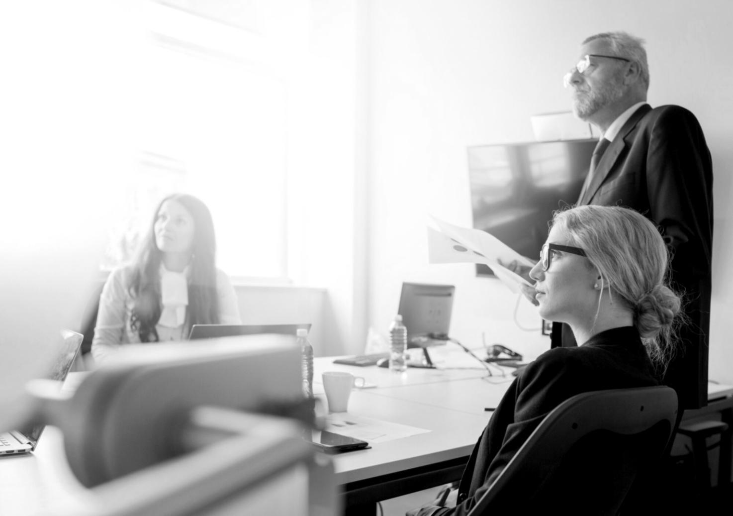 Session de travail collaboratif sur la planification financière